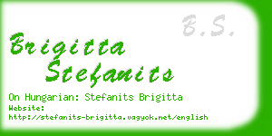brigitta stefanits business card